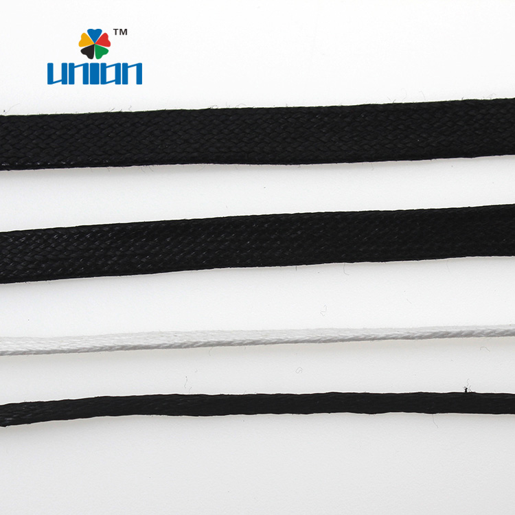 flat waxed cord size