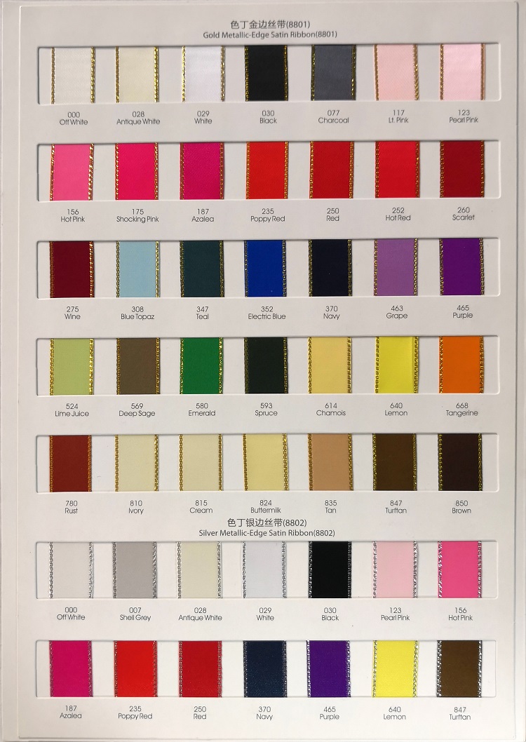 Silver Color Chart